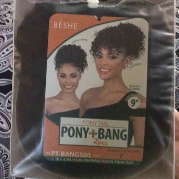 Brand new faux ponytail & bang. - Picture 1 of 3